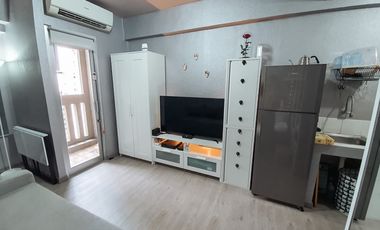 Sewa Studio GreenBay, tower E, view pool, furnished.