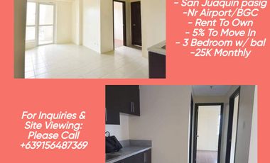 458K To Move In Condo Near Mckinley /BGC/Airport Rent To Own The Rochester Pasig