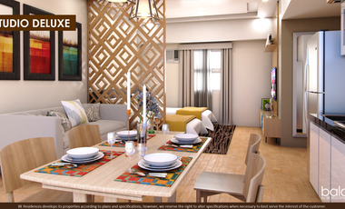 For Sale Pre Selling Studio Deluxe Units at Balai Residences, Punta Engano, Lapu-lapu City, Cebu