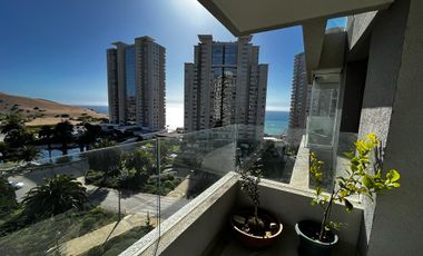 Costa Montemar, vista, 2 dormitorios, terraza, estacionamiento