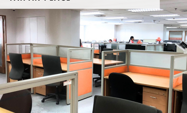 For Lease Office Ortigas Center 380sqm in Taipan Place, Pasig City