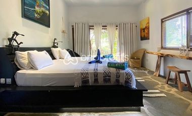 Idyllic 4 Villas & 4 Bungalows for Nature Isolation: A Retreat Center Freehold Property Close to Beach in Karangasem, Bali