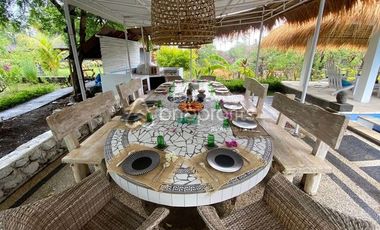 Idyllic 4 Villas & 4 Bungalows for Nature Isolation: A Retreat Center Freehold Property Close to Beach in Karangasem, Bali