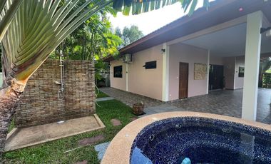 Absolutely! House for sale Tropicana Pool Villa 2 bed 2 bath Fully furnished, 400m. to the beach.  Price 4,995,000 thb. (Plot 79)