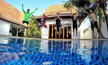 Absolutely! House for sale Tropicana Pool Villa 2 bed 2 bath Fully furnished, 400m. to the beach.  Price 4,995,000 thb. (Plot 79)