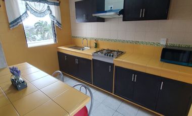 Departamento amueblado con salida al río y alberca cerca del centro de Boca del Río