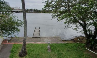 Departamento amueblado con salida al río y alberca cerca del centro de Boca del Río