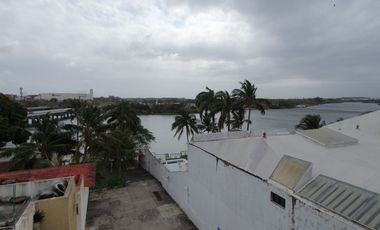 Departamento amueblado con salida al río y alberca cerca del centro de Boca del Río