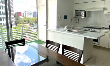 Parques Polanco RENTA Apartamento amueblado 2 recámaras 2 baños