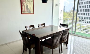 Parques Polanco RENTA Apartamento amueblado 2 recámaras 2 baños