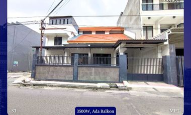 Rumah 2.5 Lantai Manukan Krajan Surabaya 2.7M SHM Hadap Utara