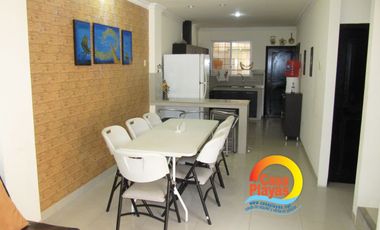 Casa de Venta en Playas, Ciudadela Cerrada con Salida Al Mar