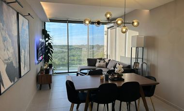 Departamento en venta amueblado en Temozón norte, Mérida, Yucatán.