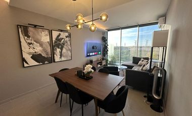 Departamento en venta amueblado en Temozón norte, Mérida, Yucatán.