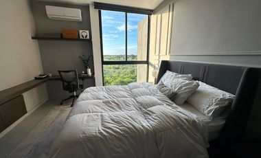 Departamento en venta amueblado en Temozón norte, Mérida, Yucatán.