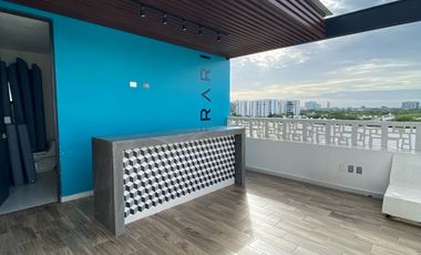 Departamento en venta amueblado en Temozón norte, Mérida, Yucatán.