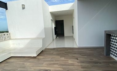 Departamento en venta amueblado en Temozón norte, Mérida, Yucatán.