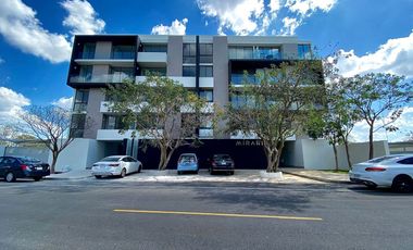 Departamento en venta amueblado en Temozón norte, Mérida, Yucatán.