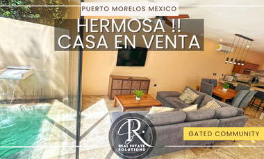 Casa en venta con Excelentes acabados Puerto Morelos Mexico