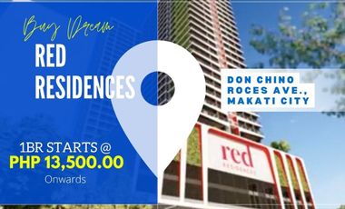 Ready for Occupancy | Own 1BR units for as low as php15k per month at Chino Roces Makati City| Red Residences