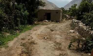HERMOSO TERRENO EN LUNAHUANA ANEXO CATAPALLA A PIE DE CERRO