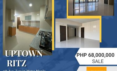 FOR SALE 4 Bedroom Unfurnished in UPTOWN RITZ RESIDENCES