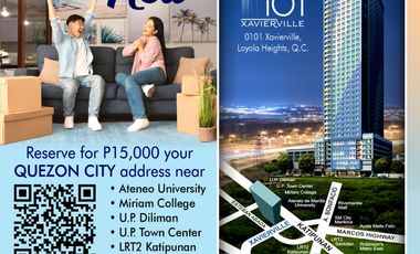 101 Xavierville 1 bedroom near Ateneo Quezon City