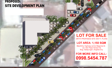 Commercial corner lot for sale near AUF! Clean title.