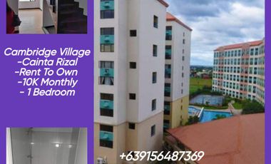 20K/Month Rent To Own Condo in Cainta Rizal 80sqm 3BR