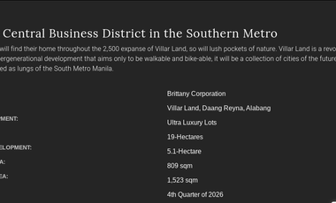 Forresta | At home with nature, and in nature Lots In Villar City