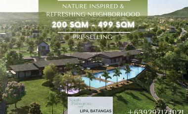 Lot for Sale-Nature-Inspired & Refreshing Neighborhood in South Palmgrove, Lipa Batangas (B6 L18)