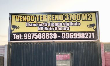 Vendo Terreno Comercial 3700 m2 Chincha Alta