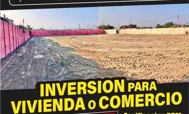 Vendo Terreno Comercial 3700 m2 Chincha Alta