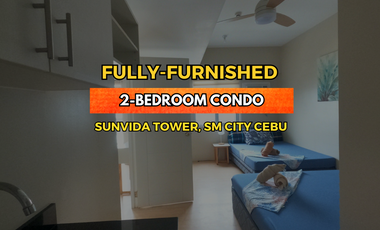 Condominium For Sale in Cebu: 2-Bedroom Unit Available ACROSS SM CITY CEBU- Airbnb Ready