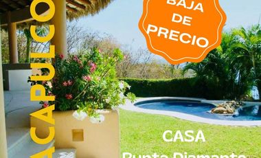 CASA EN VENTA como TERRENO en Acapulco Diamante