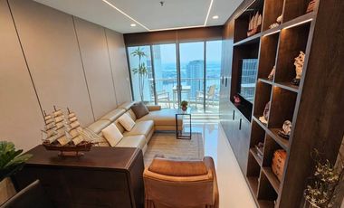 Luxury condo for sale, Supalai Riva Grande Rama 3 (Supalai Riva Grande), area 62 sq m, 35th floor, very beautiful view on the curve of the Chao Phraya