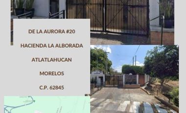Casa En Venta En Fraccionamiento Hacienda La Alborada Atlatlahucan Morelos