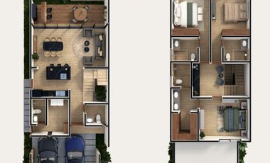 Casa con jardín, alberca privada, terraza y Cuarto de servicio, Zona Norte, Merida.