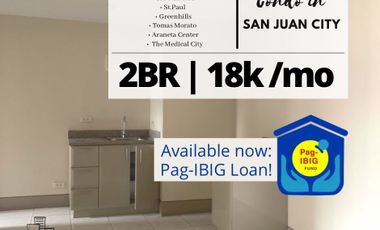 18,000 month 2-BR 30 sqm Quality Finished in San Juan along N. Domingo St.