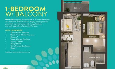 1 BEDROOM CONDO Unit in Sierra Valley Gardens