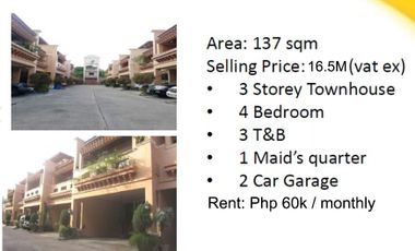 4 Bedroom Townhouse in Lahug Cebu City