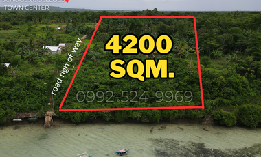 Beach Cliff LOT FOR SALE in Camotes Island, Cebu, Philippines (Overlooking)