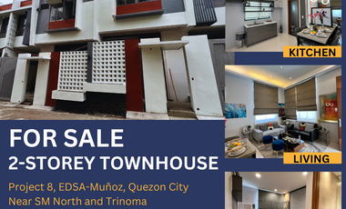 Brandnew RFO Spacious 2-Storey Townhouse just 5 - 10 minutes away from SM North EDSA / Trinoma