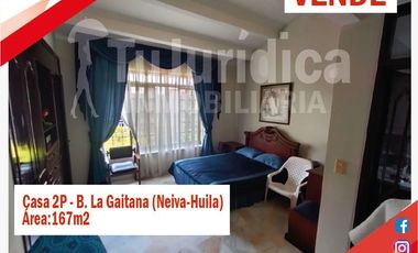 SE VENDE ESPECTACULAR CASA 2P - B. LA GAITANA - NEIVA (HUILA-COL)