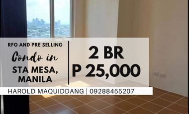For Sale Condo in Manila 2-BR 48 sqm Higher Floor Corner Unit