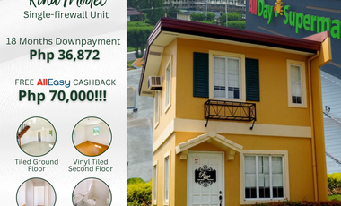 CAMELLA MANDALAGAN HOUSE AND LOT FOR SALE IN BACOLOD CITY | RINA MODEL UNIT