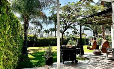 Casa en venta en villas del mesón de 1 piso y vista a club de golf