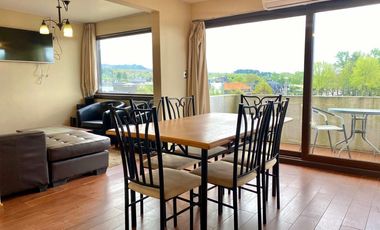 VENDE_AMPLIO DEPARTAMENTO CENTRAL PUCON_ 3D/2B_ 1 CUADRA DEL LAGO