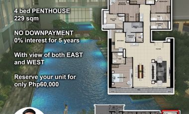 Penthouse 4 bedroom in Park Mckinley West Preselling Bgc condo for sale Fort Bonifacio Taguig City