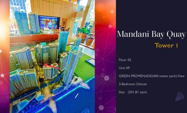 Ready for Occupancy 3 Bedrooms Condo for Sale at Mandani Bay, Mandaue City, Cebu
